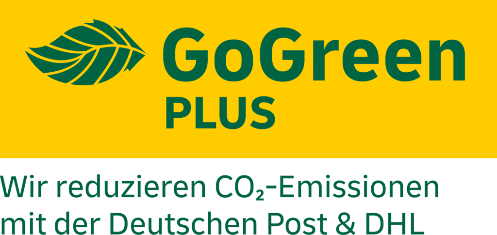 Wir versenden mit Go Green Plus