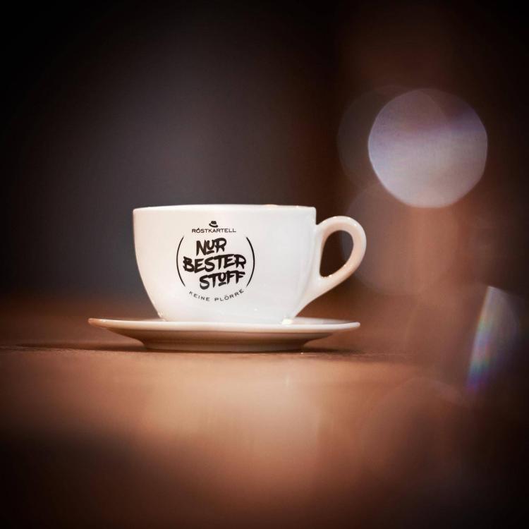 Milchkaffeetasse inkl. Untertasse