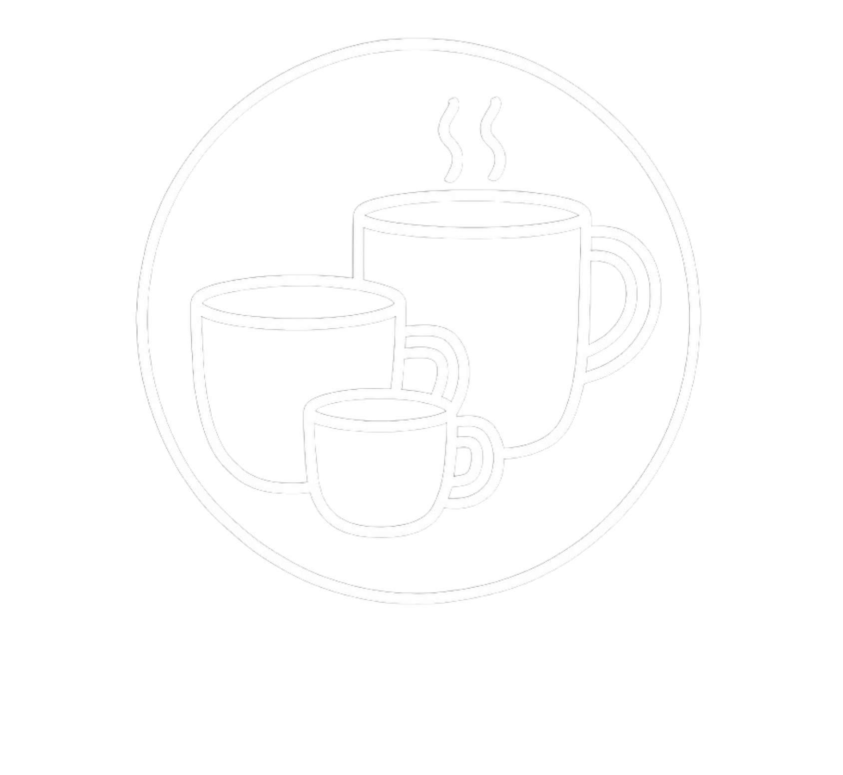 Kaffeetassen Icon Weiss 1 Deine Kaffeerösterei