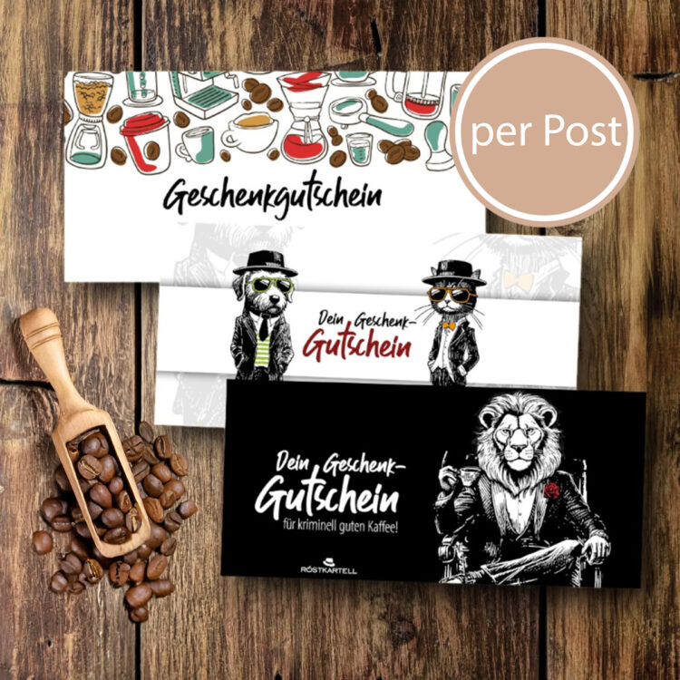 Geschenkgutschein per Post
