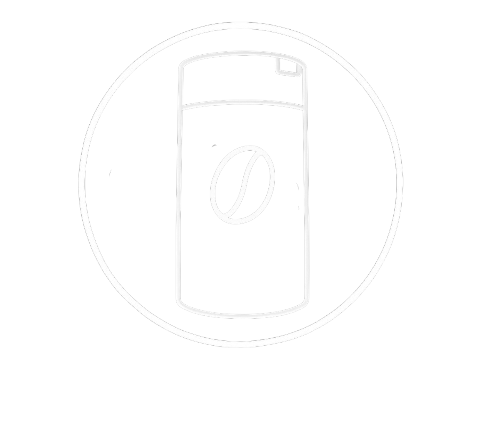 Kaffeedose Icon Weiss 1 Deine Kaffeerösterei